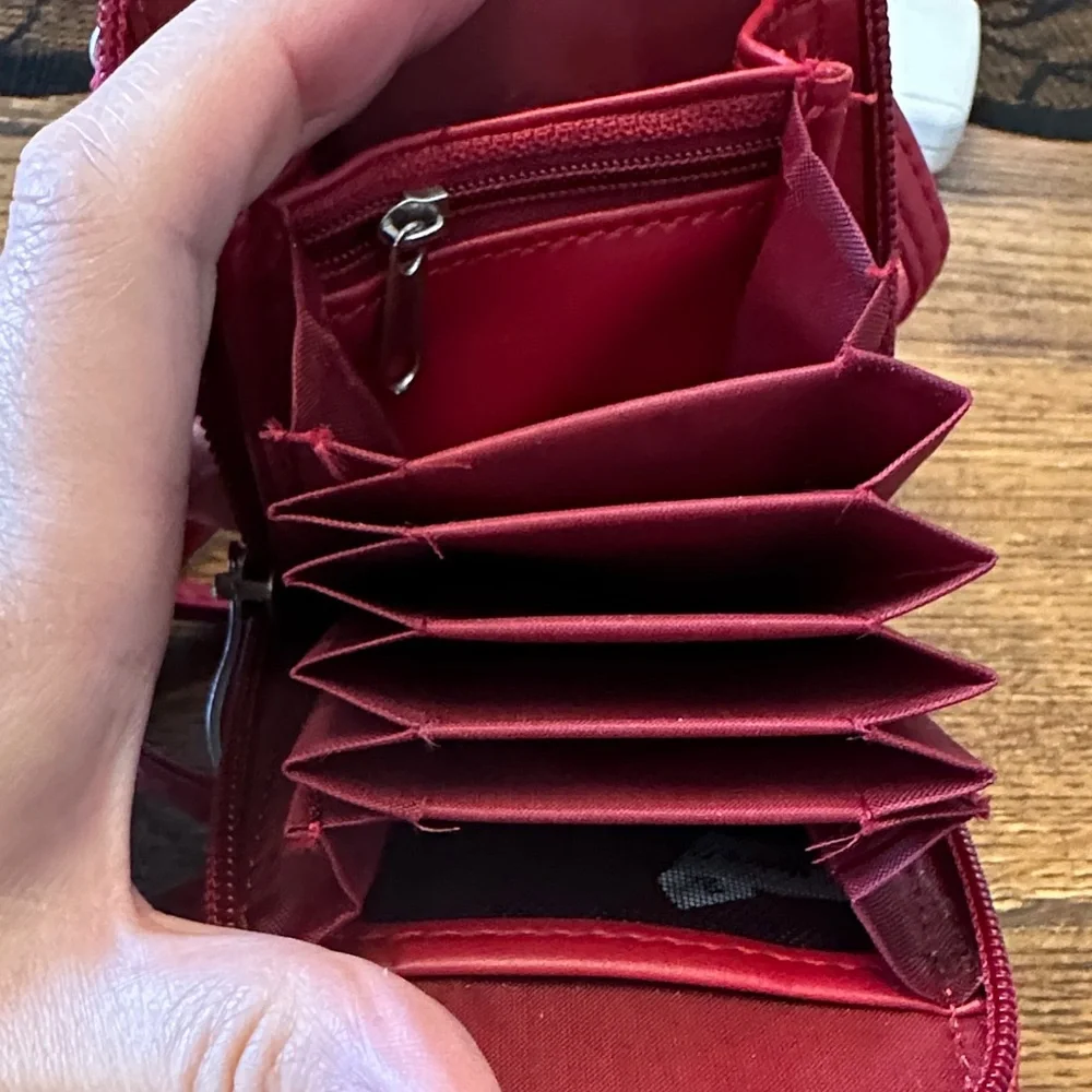 NWOT Buxton Cherry Red Phone Case and Wallet